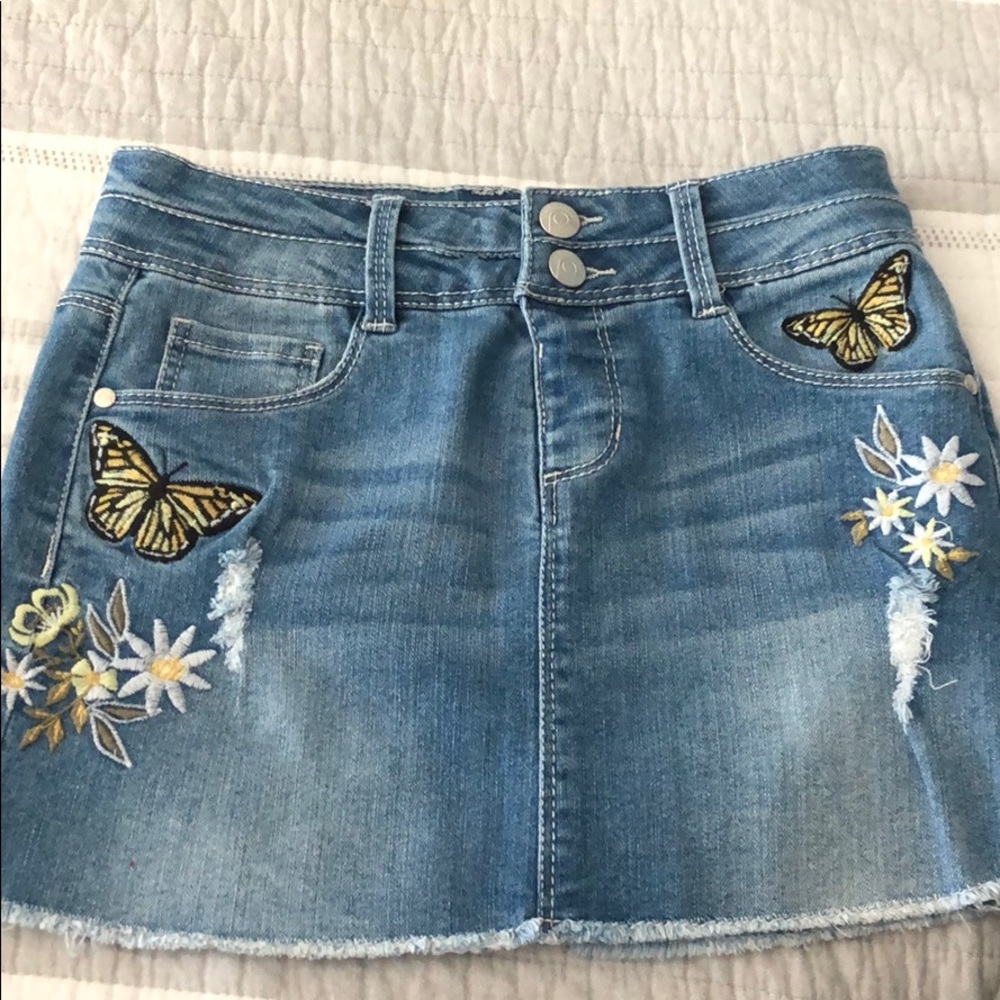 Girls jean skirt